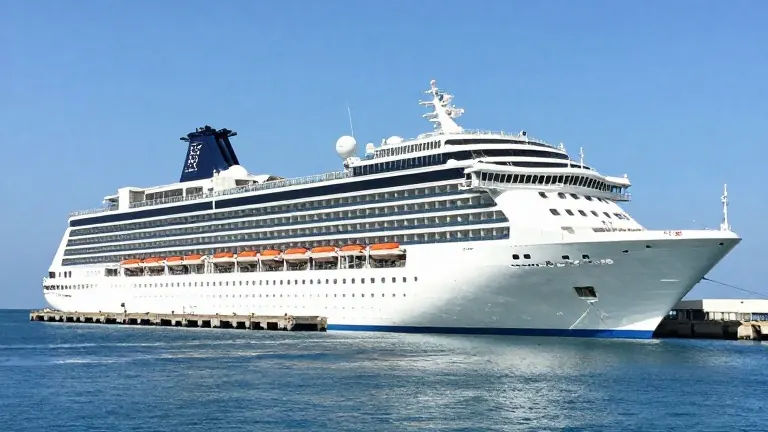 Illustration for: Fuel costs force US cruise ship to end voyage, stranding 200 passengers in Cambodia