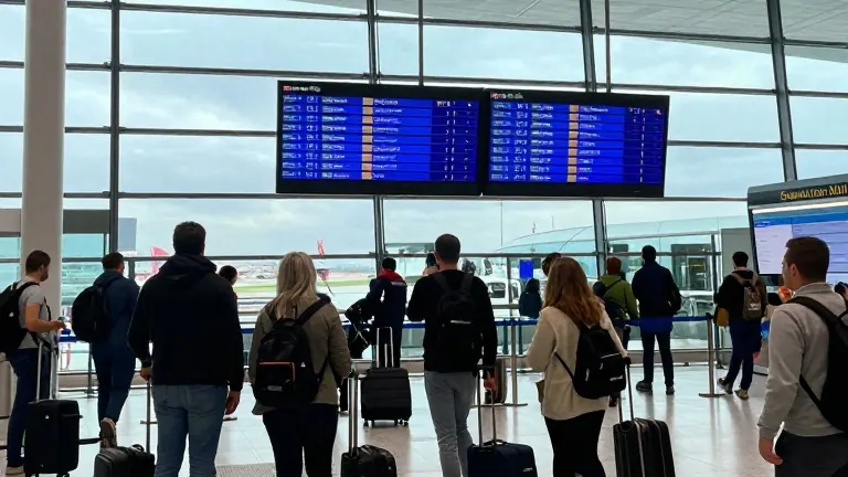 Illustration for: Israel's Election Pulls Passengers Back to Ben-Gurion as Departures Drop to 245,000