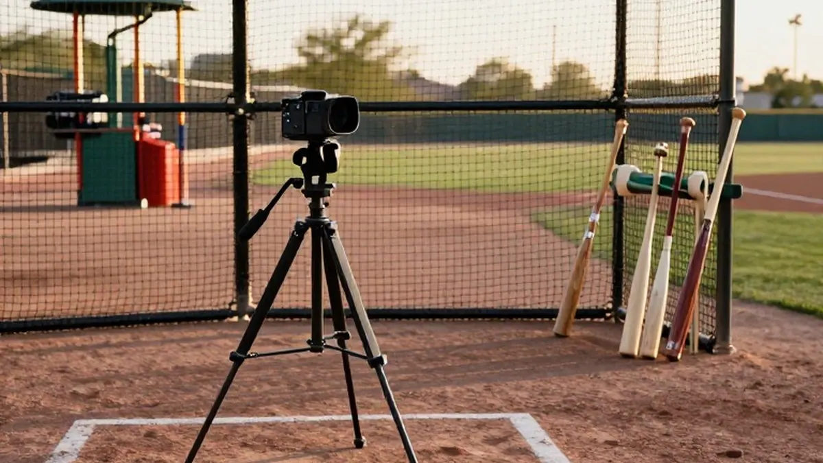 Illustration for: New Hitting Technology Aims to Close the Gap With Baseball's Pitching Boom